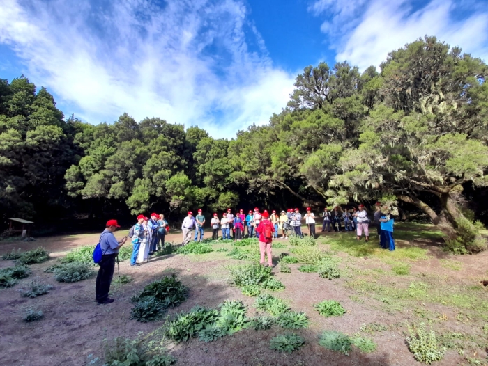 30 mayores del municipio de La Frontera visitan La Llanía y el Pozo de La Salud